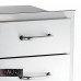AOG Grills Stainless Steel 18" x 30" Door w/ Double Drawer BBQ GRILLS