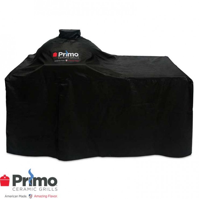 Primo Grills Grill Cover Oval LG 300 with Counter Top Table (613) PRM423 Primo Grills Collection
