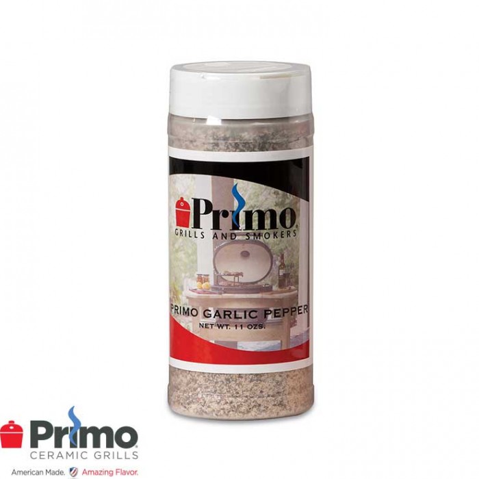 Primo Garlic Pepper Seasoning by John Henry (16 oz Bottle) PRM504 Outdoor Kitchen Accessories