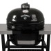 Primo Grills Jack Daniel’s Edition Oval XL 400 & Cart with Basket w/SS Side Shelves Combination - PRM900 / PRM370 Primo Grills Collection