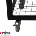 Primo Grills Jack Daniel’s Edition Oval XL 400 & Cart with Basket w/SS Side Shelves Combination - PRM900 / PRM370 Primo Grills Collection