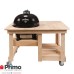 Primo Grill Jack Daniel’s Edition Oval XL 400 & Cypress Counter Top Table Combination - PRM900 / PRM612 Primo Grills Collection