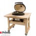 Primo Grills Oval JR 200 & Cypress Table Combination PRM774 / PRM605 Primo Grills Collection