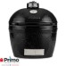 Primo Grill Oval LG 300 & Cart with Basket w/SS Side Shelves Combination PRM775 / PRM370 Primo Grills Collection