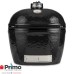 Primo Grill Oval XL 400 & Cart with Basket w/SS Side Shelves Combo PRM778 / PRM370 Primo Grills Collection