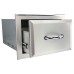 RCS Agape Stainless Fully Enclosed Single Drawer - ASR1 BBQ GRILLS