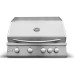 RCS Premier Series 32" Stainless Built-In Grill With Rear Burner - RJC32a RCS Grill Collection