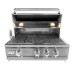 RCS 30" Cutlass Pro Series Built-In Grill, Blue LED W/Rear Burner - RON30a BBQ GRILLS