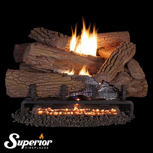 Superior Purefire 42 Paneled Outdoor Wood-Burning Fireplace With White  Stacked Refractory Panels