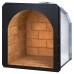 Superior 24" Arched Wood Nook, Ivory Brick - DHR-24I Outdoor Wood Burning Fireplaces