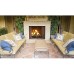 Superior 50" Outdoor Wood Burning Fireplace, White Herringbone Refractory Panels - WRE4550WH Outdoor Wood Burning Fireplaces