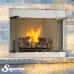 Superior 36" Outdoor Vent-Free Fireplace Systems, Red Herringbone Refractory, Millivolt, Natural - VRE3036ZMNRH Superior Outdoor Collection