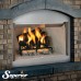 Superior 36" Outdoor Wood-Burning Fireplace White Stacked Refractory Panels - WRE3036WS Outdoor Wood Burning Fireplaces